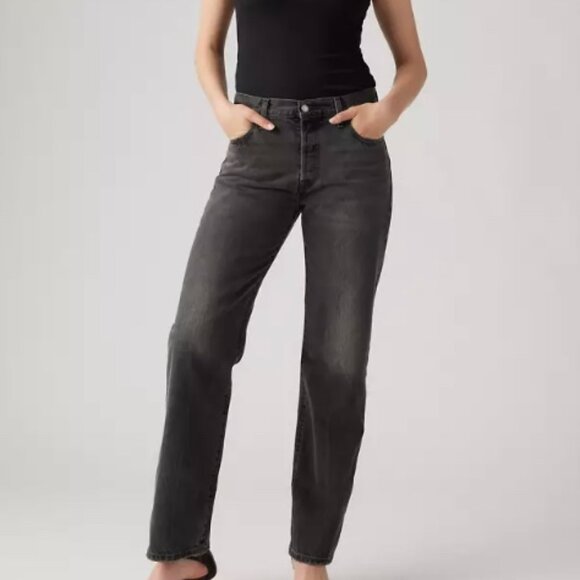 NWT Levi's 501 '90s Jean in Stitch School Black - Picture 1 of 9